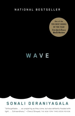 Vintage paperback of "Wave: A Memoir" featuring the book cover with title and author details in a clean, minimal design.