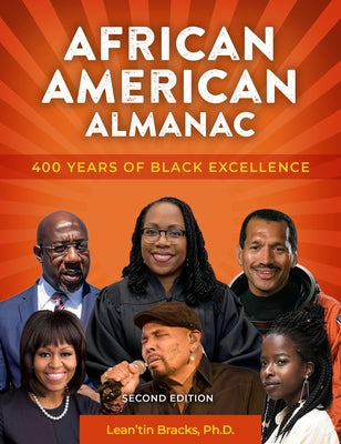 Paperback of African American Almanac: 400 Years of Black Excellence by Visible Ink Press, featuring the book cover with title and design.
