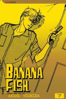 Paperback of Banana Fish Volume 7 by Viz Media featuring the book cover with colorful artwork and title text.