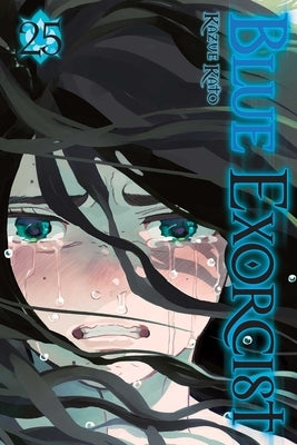 Blue Exorcist Volume 25 paperback manga by Viz Media showing the cover art featuring characters from the series.