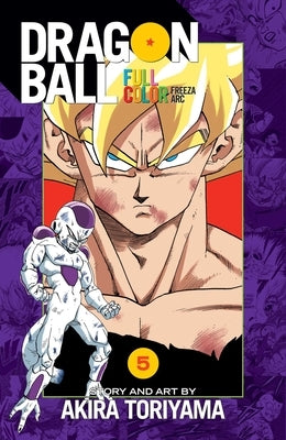 Paperback of Dragon Ball Full Color Freeza Arc Vol. 5 comic book by Viz Media featuring colorful cover art.