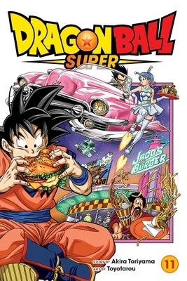 Paperback of Dragon Ball Super, Vol. 11 by Viz Media featuring colorful cover art with characters from the series.