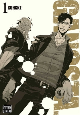 Paperback of Gangsta., Vol. 1 manga by Viz Media featuring cover art with characters from the series.