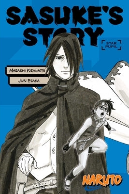 Paperback of Naruto: Sasuke's Story—Star Pupil by Viz Media featuring cover art of Naruto and Sasuke on a vibrant background.