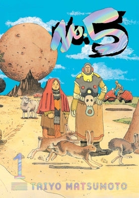 Paperback of No. 5, Vol. 1 manga by Viz Media, featuring colorful cover art and Japanese text on the front.