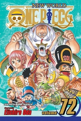 Paperback of One Piece, Vol. 72 by Viz Media showing the cover with colorful manga artwork.