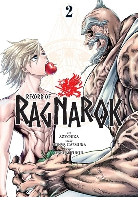 Paperback of Record of Ragnarok, Vol. 2 by Viz Media featuring cover art with mythological characters and bold title text.