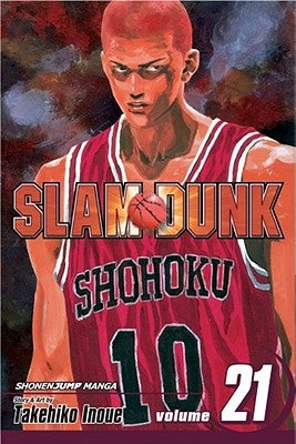 Paperback of Slam Dunk, Vol. 21 manga by Viz Media featuring colorful cover art and Japanese basketball illustrations.