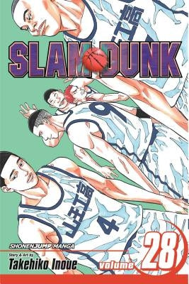 Paperback of Slam Dunk, Vol. 28 manga by Viz Media featuring colorful cover artwork.
