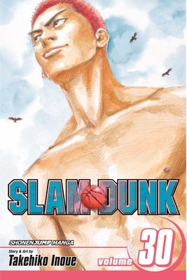 Paperback of Slam Dunk Vol. 30 manga by Viz Media featuring vibrant cover art with basketball-themed illustrations.