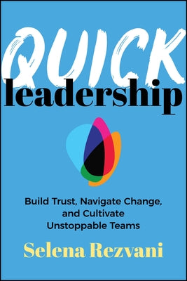 Paperback book titled "Quick Leadership" by Wiley, featuring a cover with a modern design on building trust and leading teams.