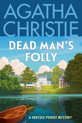 Paperback of Dead Man's Folly: A Hercule Poirot Mystery, official William Morrow & Company edition, featuring a cover with book title and author.