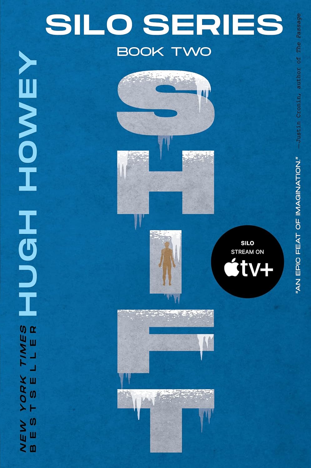 Paperback of "Shift," book two of the Silo series by William Morrow & Company, featuring a cover with a futuristic landscape.