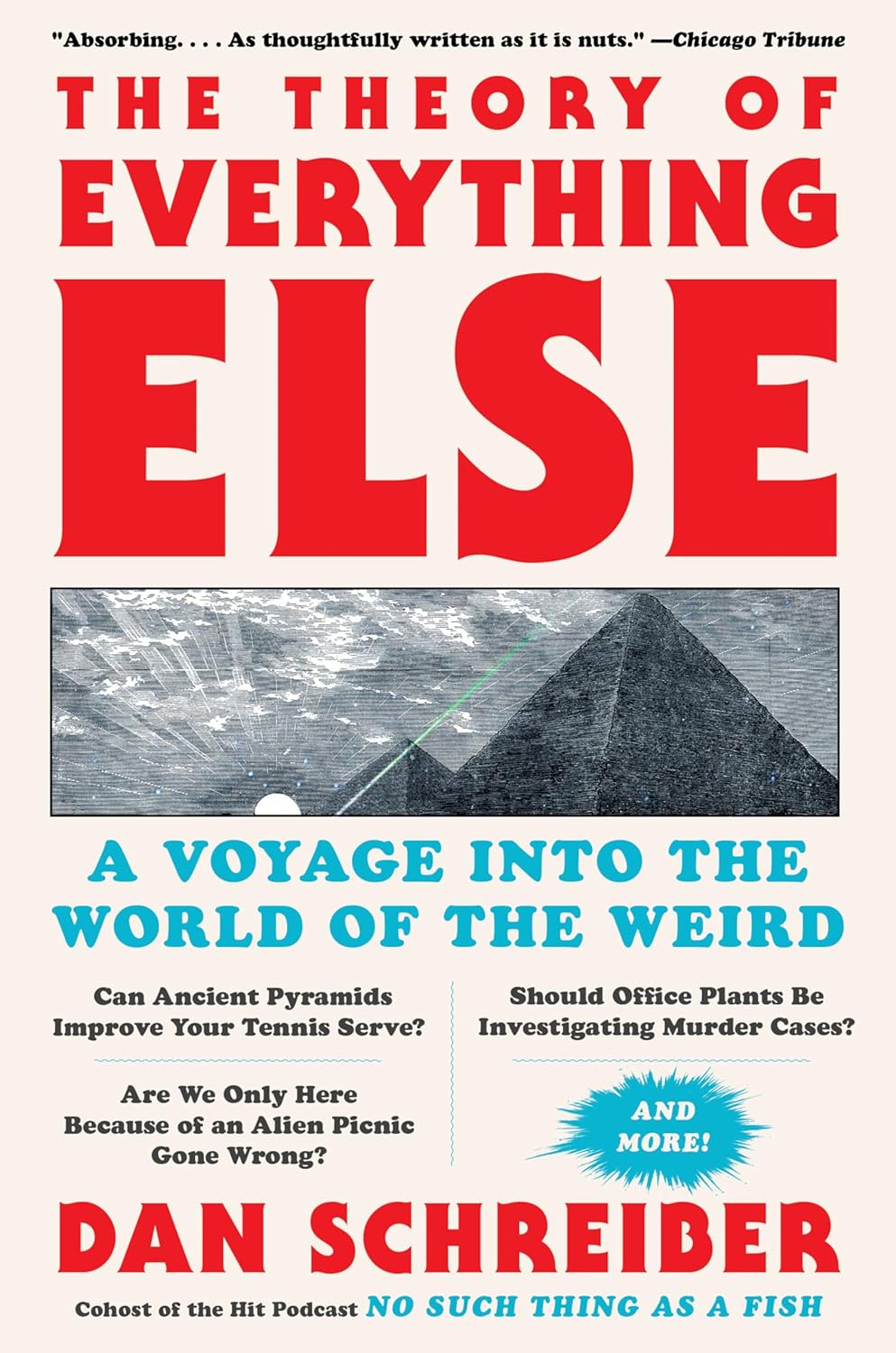 Paperback of The Theory of Everything Else by William Morrow & Company, featuring a colorful, abstract cover design.
