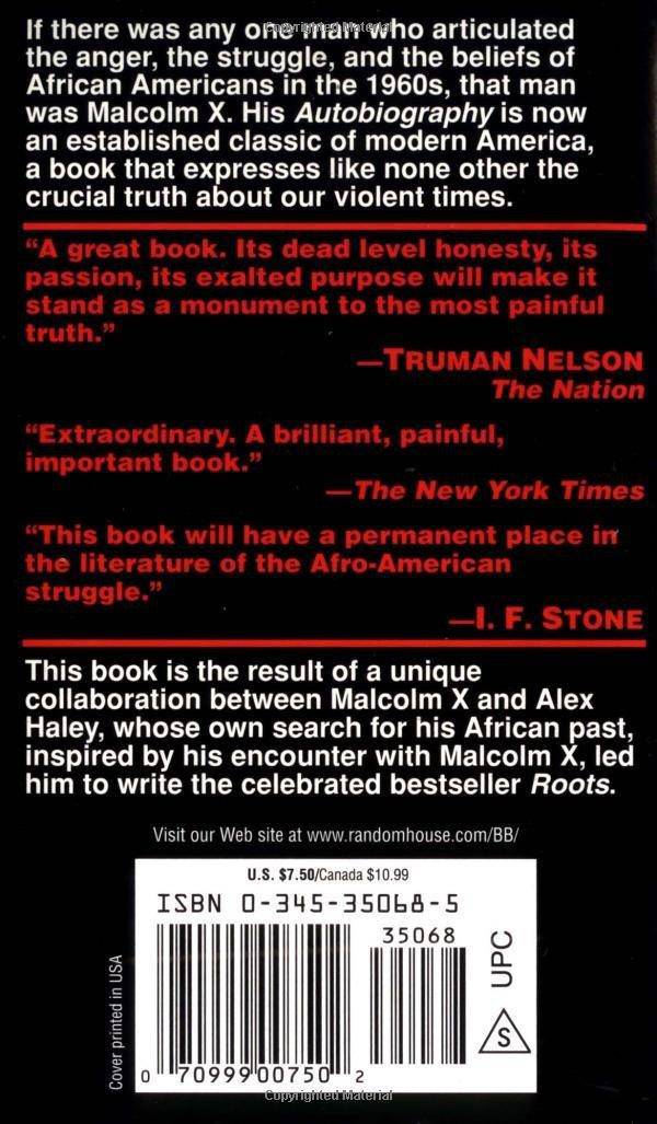 Autobiography of Malcolm X - TX Corrections Bookstore