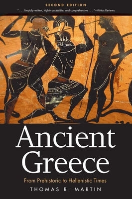 Paperback book titled "Ancient Greece: From Prehistoric to Hellenistic Times" by Yale University Press, showing the cover design.