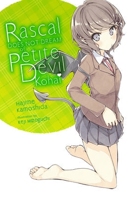 Paperback of Rascal Does Not Dream of Petite Devil Kohai light novel by Yen on, featuring the book's cover art with characters.