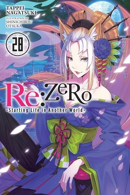 Paperback of RE:Zero -Starting Life in Another World- Vol. 28 light novel by Yen On, showing the front cover with characters and title.
