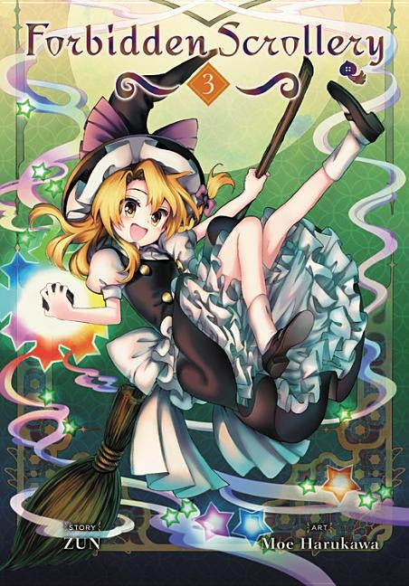 Paperback of Forbidden Scrollery, Vol. 3 by Yen Press, featuring cover art with Japanese folklore themes and mystical illustrations.