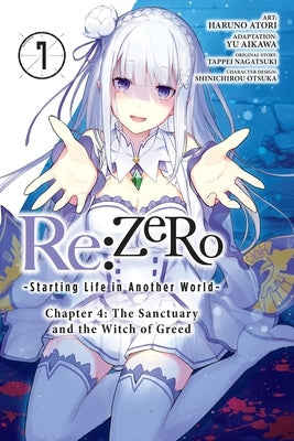 Paperback manga volume 7 of RE: Zero -Starting Life in Another World-, Chapter 4, featuring characters in a fantasy setting.