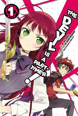 Paperback manga volume of The Devil Is a Part-Timer! Vol. 1 by Yen Press, featuring the cover art of the Japanese comedy series.