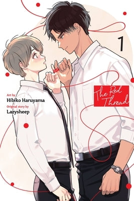 Paperback of "The Red Thread, Vol. 1" by Yen Press featuring the book cover with red and white artwork.