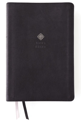 Black Leathersoft Niv Men's Devotional Bible by Zondervan with large print and comfort print design, suitable for men's devotional reading.