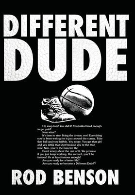 Hardcover book titled "Different Dude" by Zsorryon, featuring a cover with artistic design and bold typography.