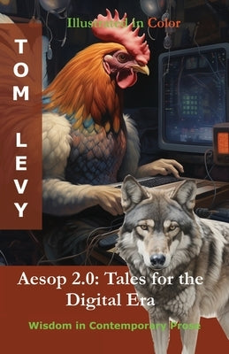 Illustrated color edition of Aesop 2.0 paperback book from 01 Web Canada, featuring vibrant cover art and classic fable illustrations.