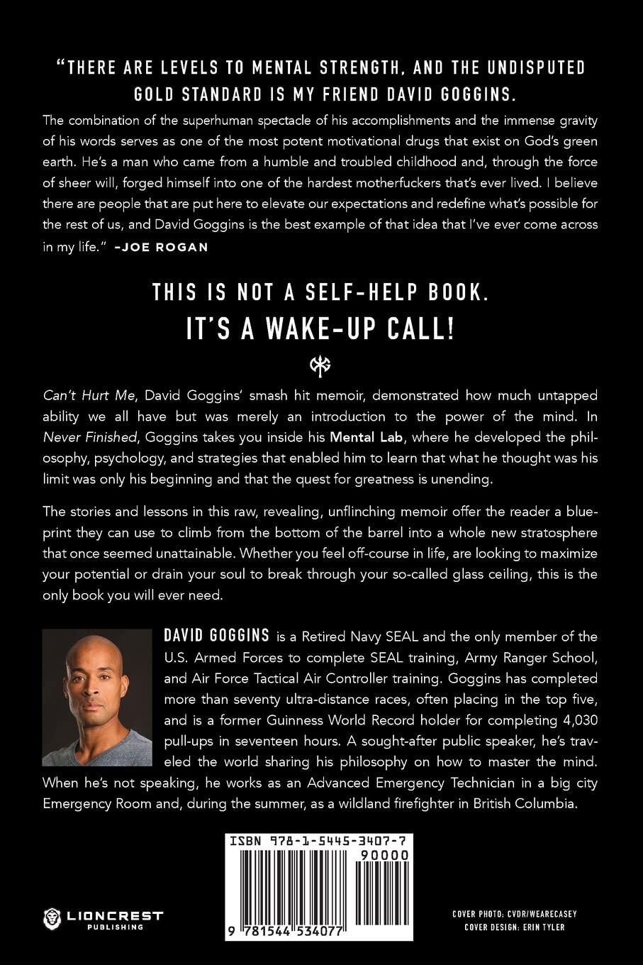 Never Finished: Unshackle Your Mind and Win the War Within - TX Corrections Bookstore