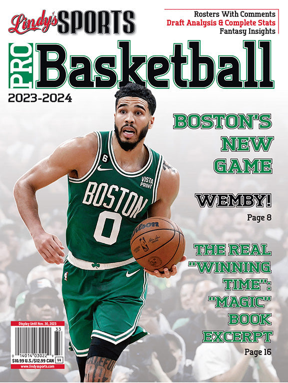 Lindy's Sports 2023-24 Pro Basketball Magazine - PRE ORDER - TX Corrections Bookstore