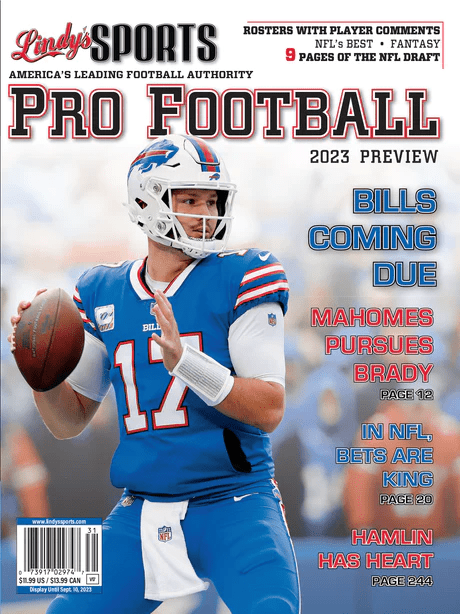 Lindy's 2023 Pro Football Magazine - TX Corrections Bookstore 