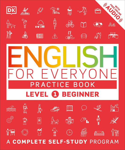 English for Everyone: Level 1: Beginner, Practice Book: A Complete Self-Study Program - TX Corrections Bookstore 