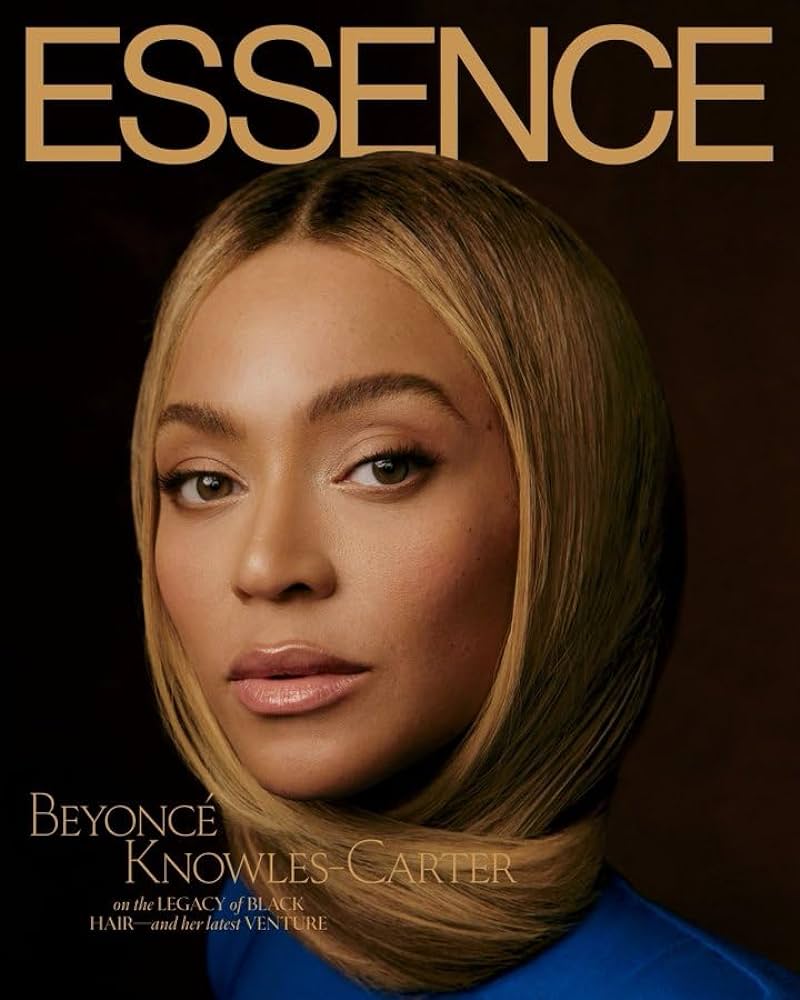 Essence Magazine featuring Beyoncé, ideal reading for inmates in New Jersey, showcasing vibrant cover design and layout.