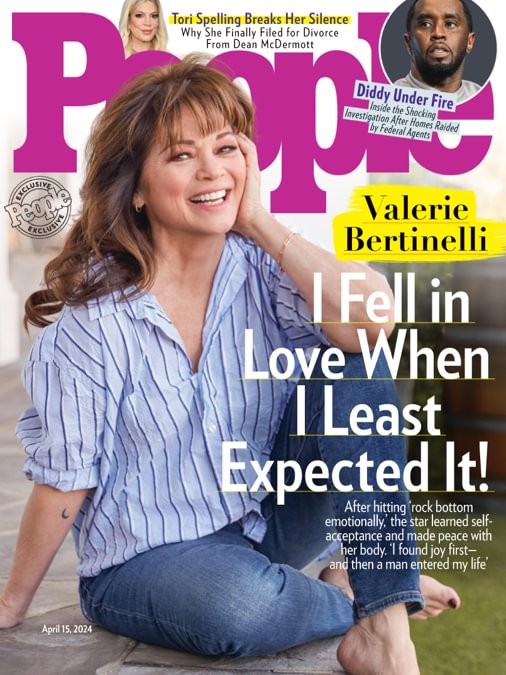 People Magazine cover featuring Valerie Bertinelli, showcasing her portrait and headline articles.