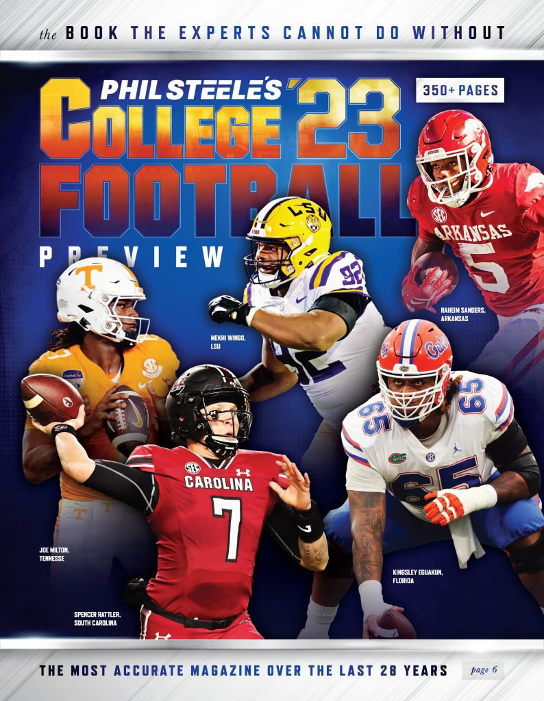 Phil Steele's College Football 2023 - In Stock - TX Corrections Bookstore 