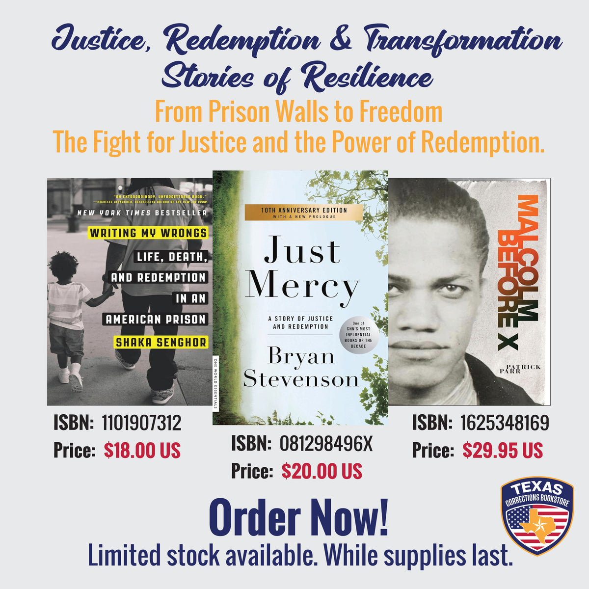 Justice, Redemption & Transformation: Stories of Resilience Bundle