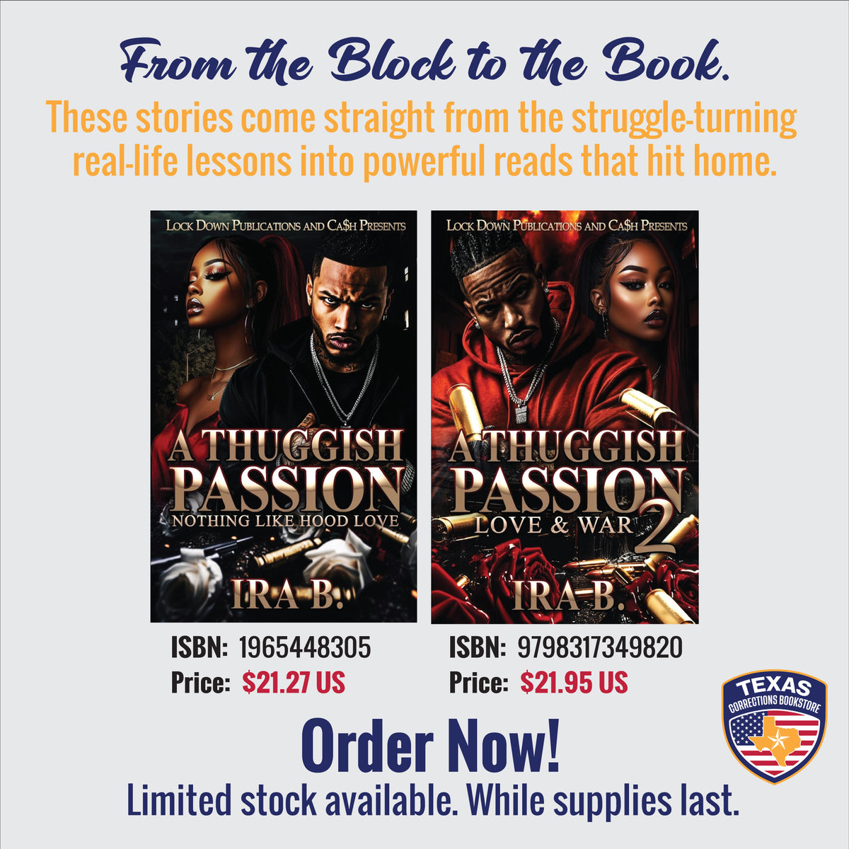 A Thuggish Passion: From the Block to the Book Two-Book Bundle