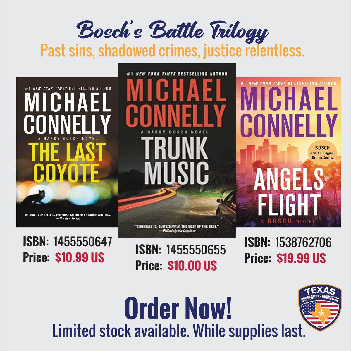 Bosch's Battle: Harry Bosch Books 4–6 Bundle by Michael Connelly