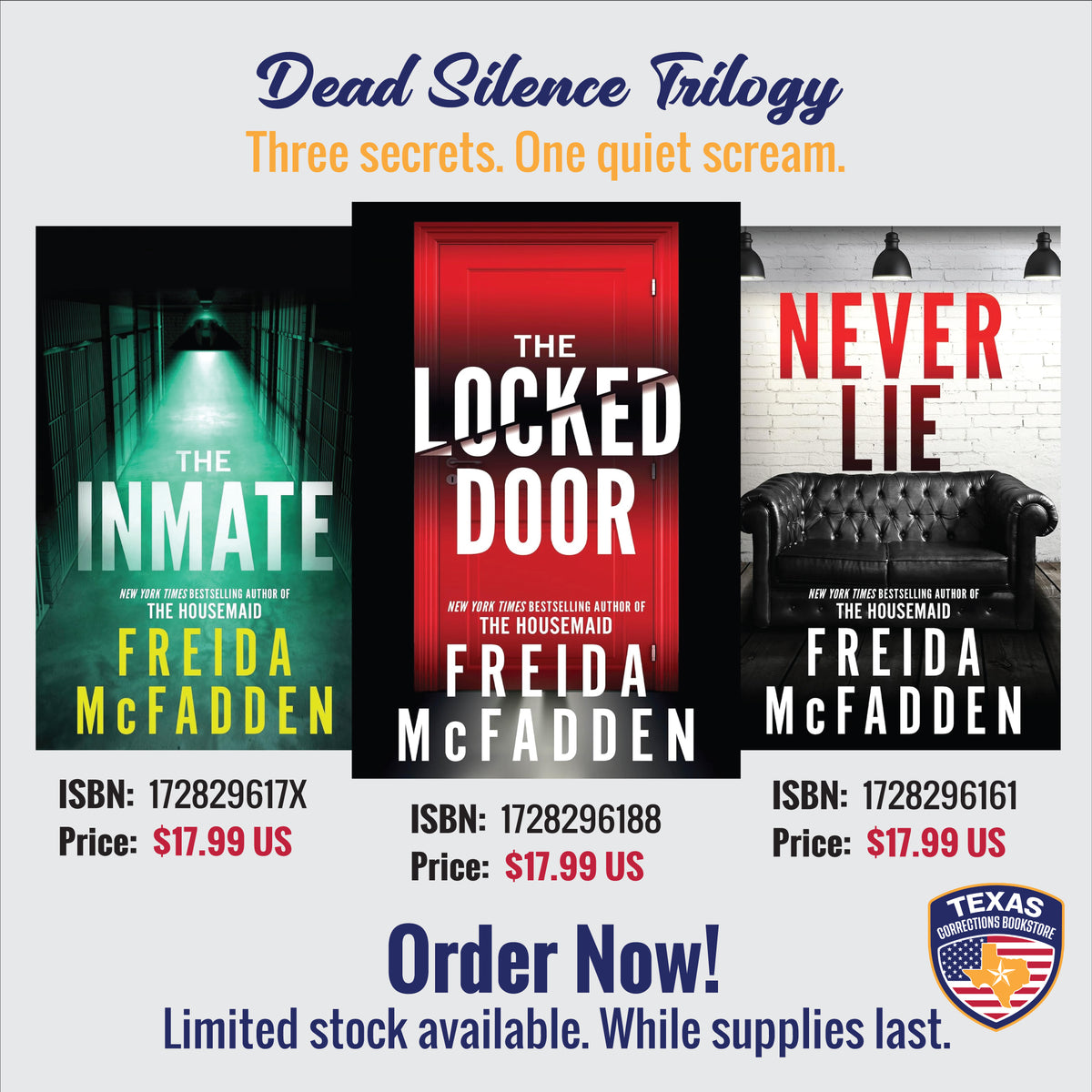Dead Silence: Freida McFadden Three-Book Thriller Bundle