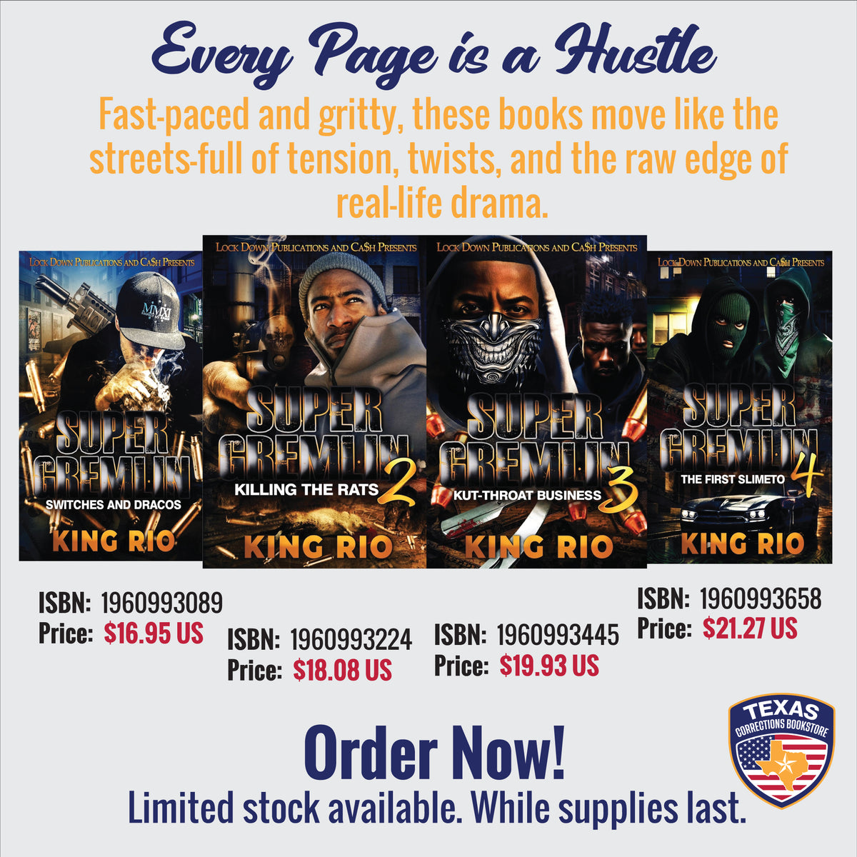 Every Page Is a Hustle: Super Gremlin Books 1–4 Bundle