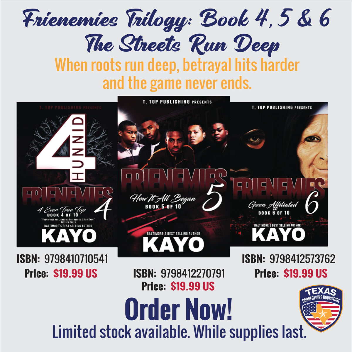 Frienemies Books 4–6: The Streets Run Deep Bundle