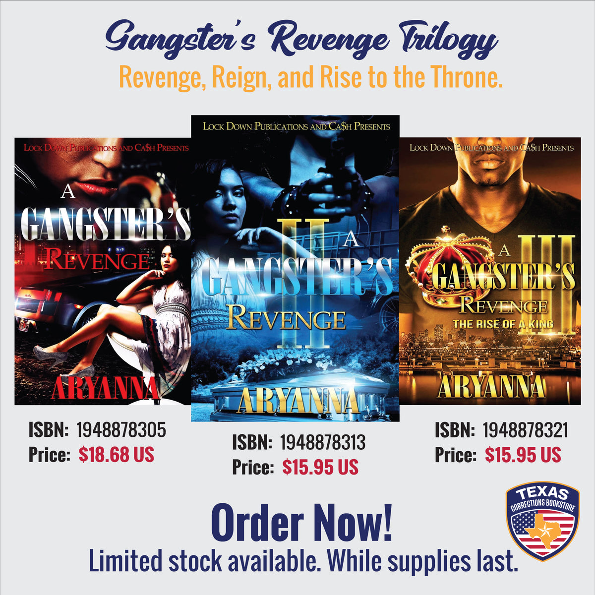 Gangster's Revenge Trilogy: Revenge, Reign & Rise to the Throne