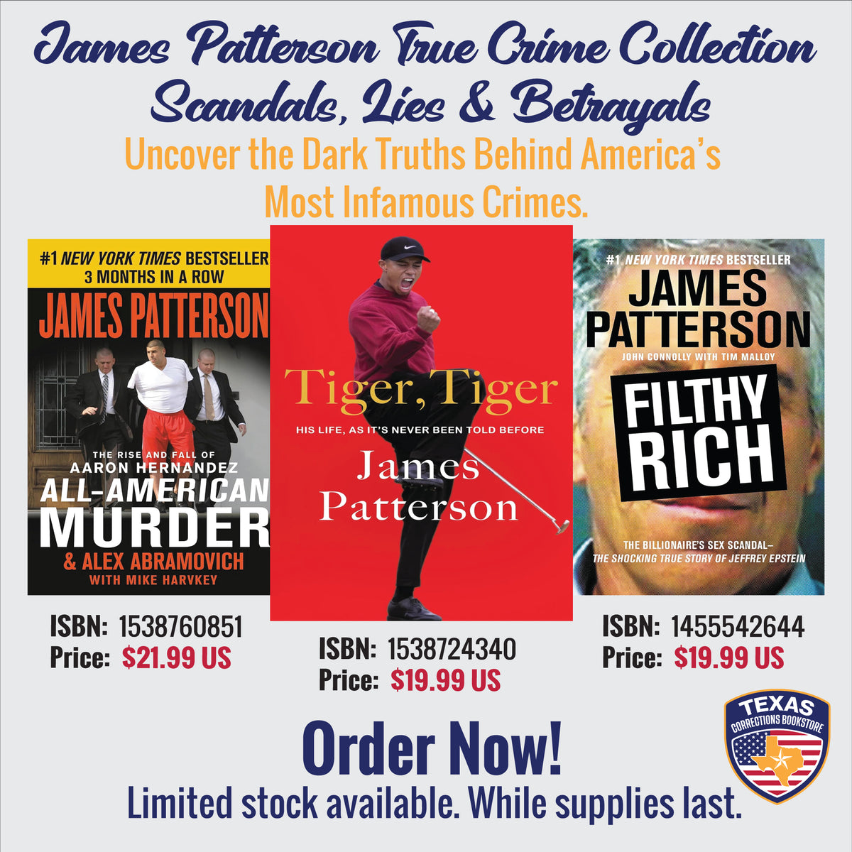 James Patterson: Scandals, Lies & Betrayals Three-Book Bundle