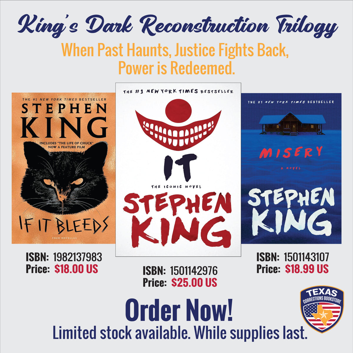 King's Dark Reconstruction: If It Bleeds, It & Misery Bundle