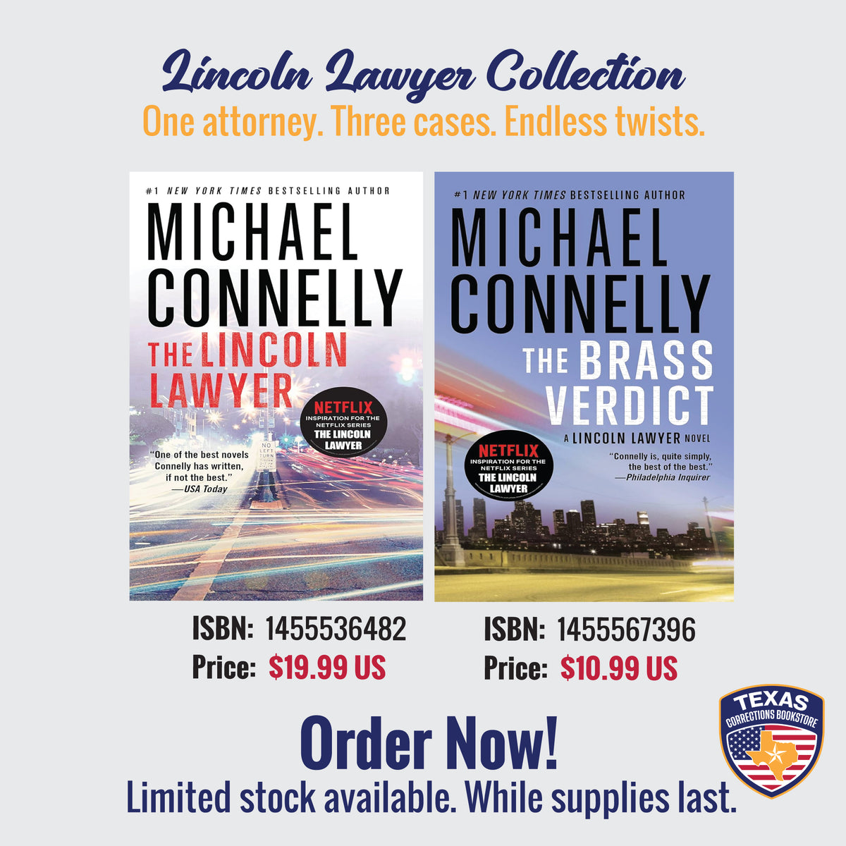 Lincoln Lawyer Collection: The Lincoln Lawyer & The Brass Verdict Bundle