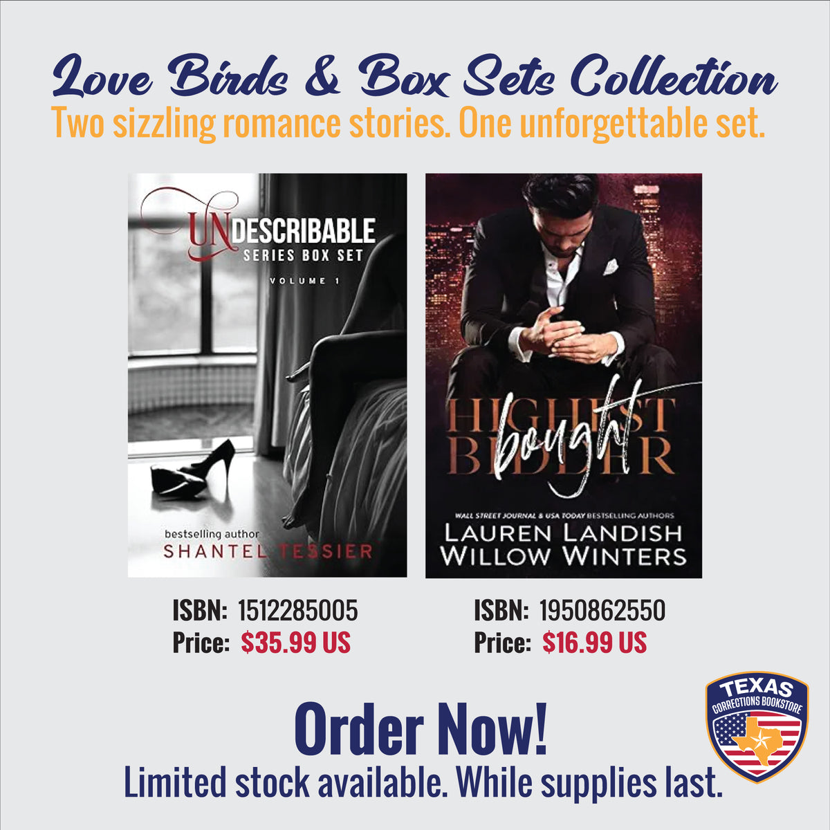 Love Birds & Box Sets: Undescribable Collection & Bought Bundle