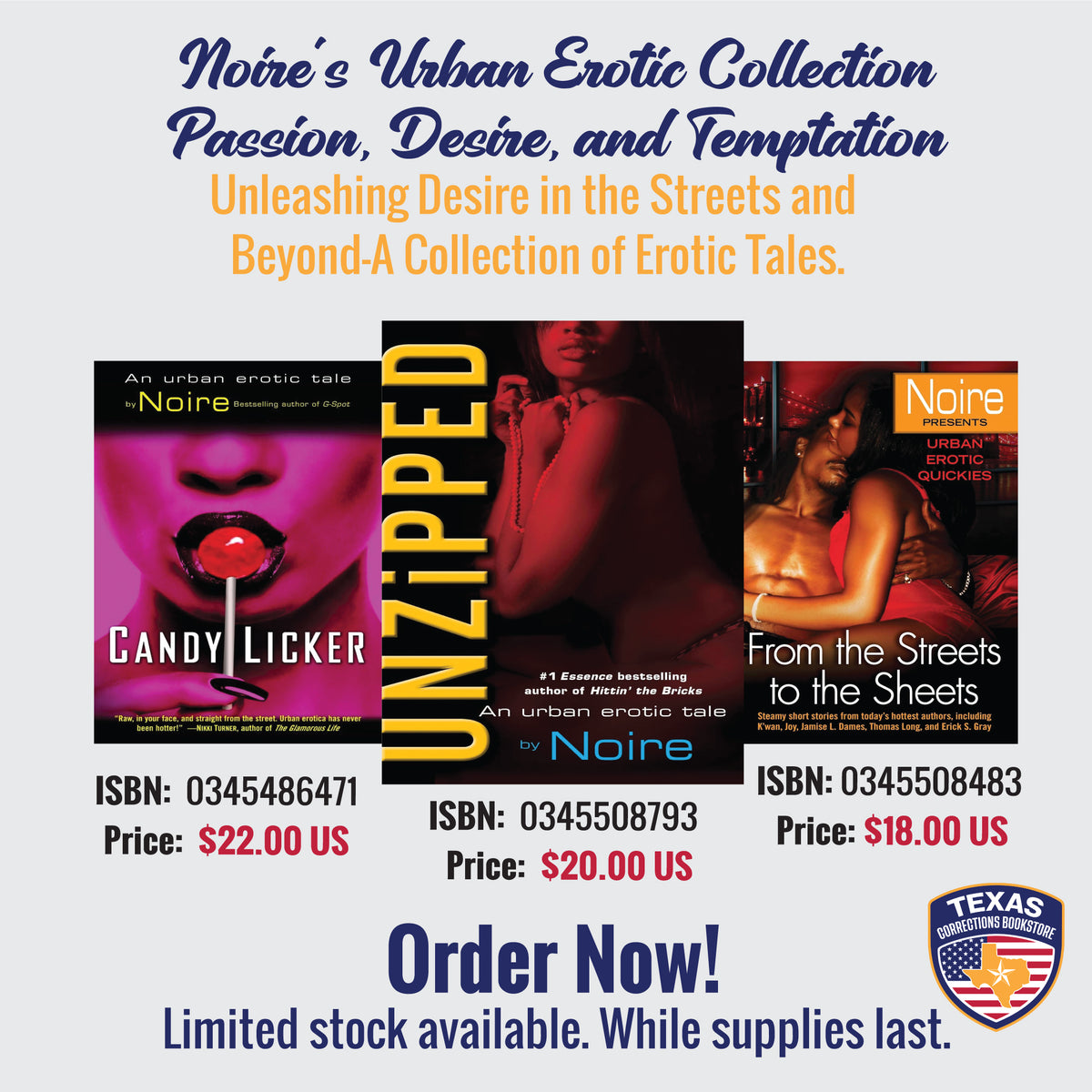 Noire's Urban Erotic Collection: Passion, Desire & Temptation