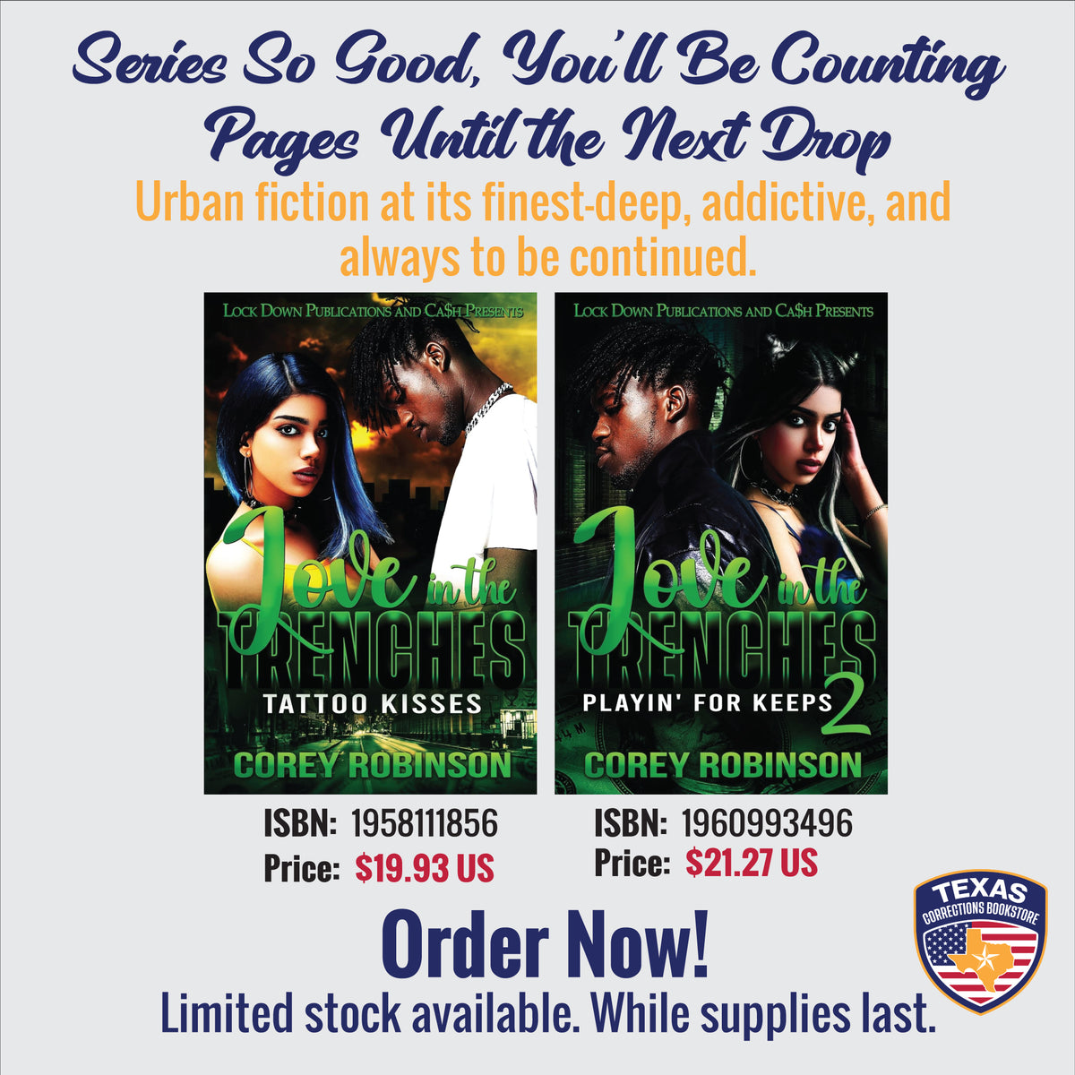 Love in the Trenches: Tattoo Kisses & Playin' for Keeps Two-Book Bundle