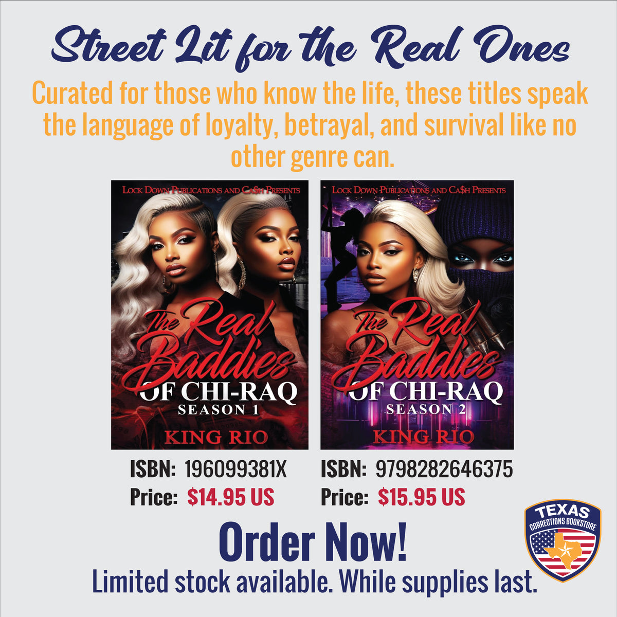 Street Lit for the Real Ones: The Real Baddies of Chi-Raq Seasons 1 & 2 Bundle